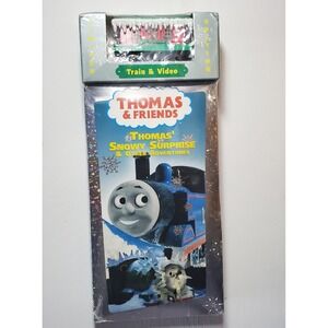 RARE Thomas and friends limited edition VHS Thomas Snowy Surprise with train toy